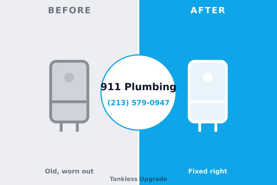 Before and after: plumbing repair Prewitt, NM
